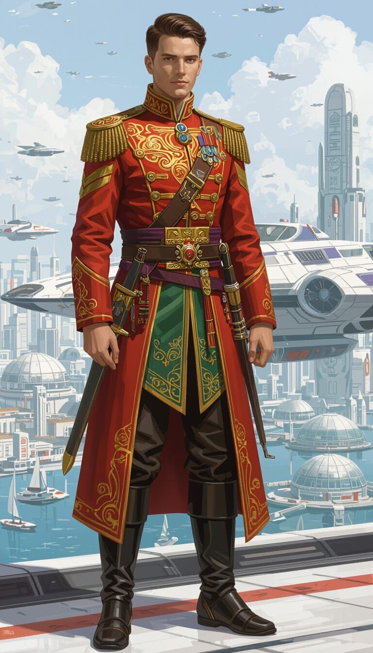 A science fiction book in the spirit of the space epic cruiser "Galaktika", the main character is a pilot in the space fleet of New Rome, a ...