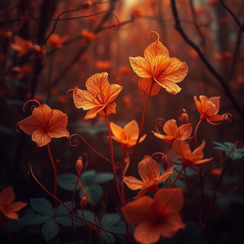 Umber Bloom  by @Te Hira