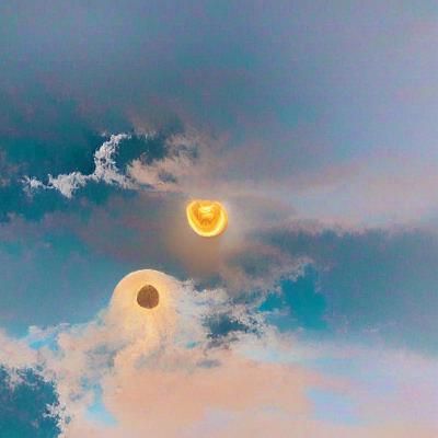 The moon and the sun are in love