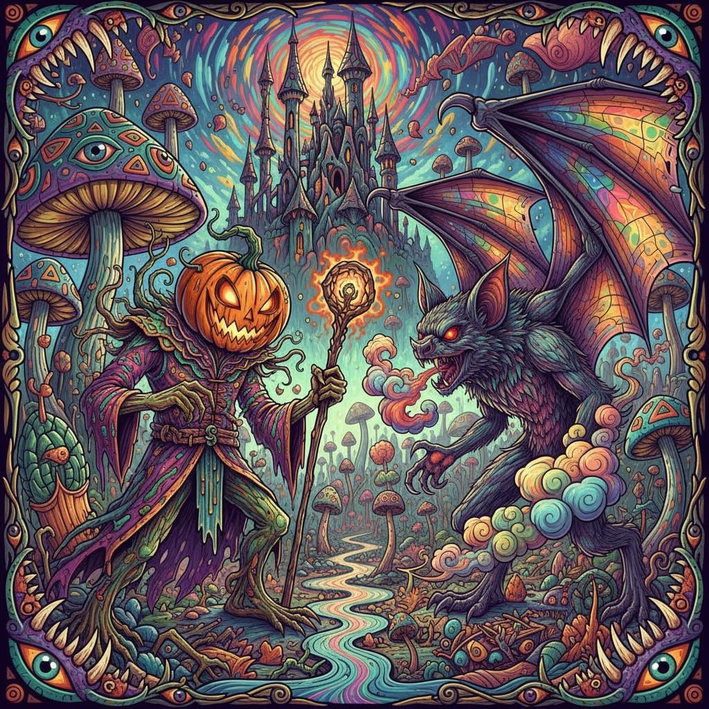 Psychedelic Halloween!
