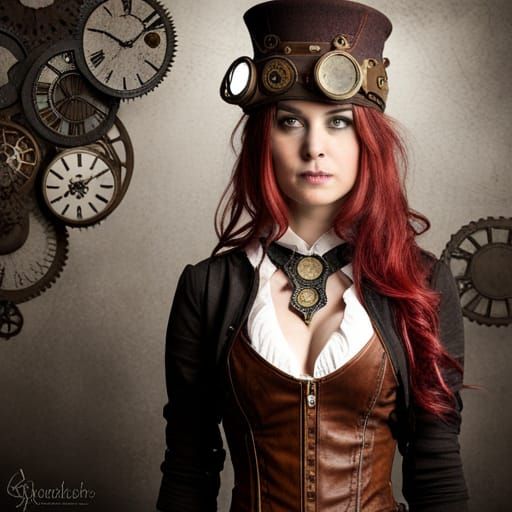 Steampunk girl