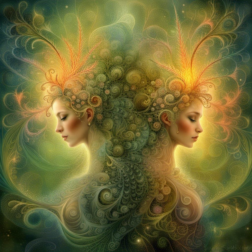 FIRE-FAIRIES: BABY_FAIRIES repeating_fractals spiraling_flowing_fern ...