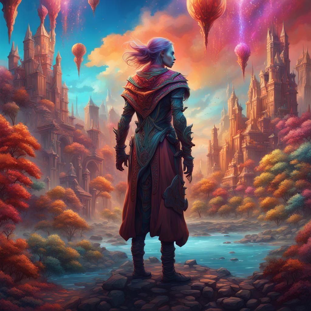 colorful illustration of a person