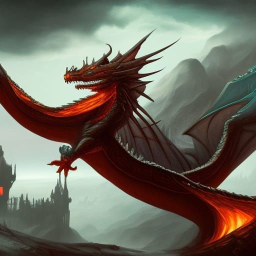 Dragon - AI Generated Artwork - NightCafe Creator