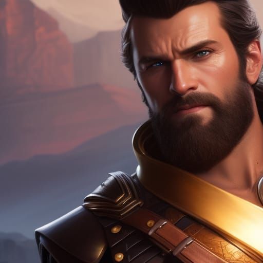 Renix Gorik, Attractive white male legendary cunning pirate,...