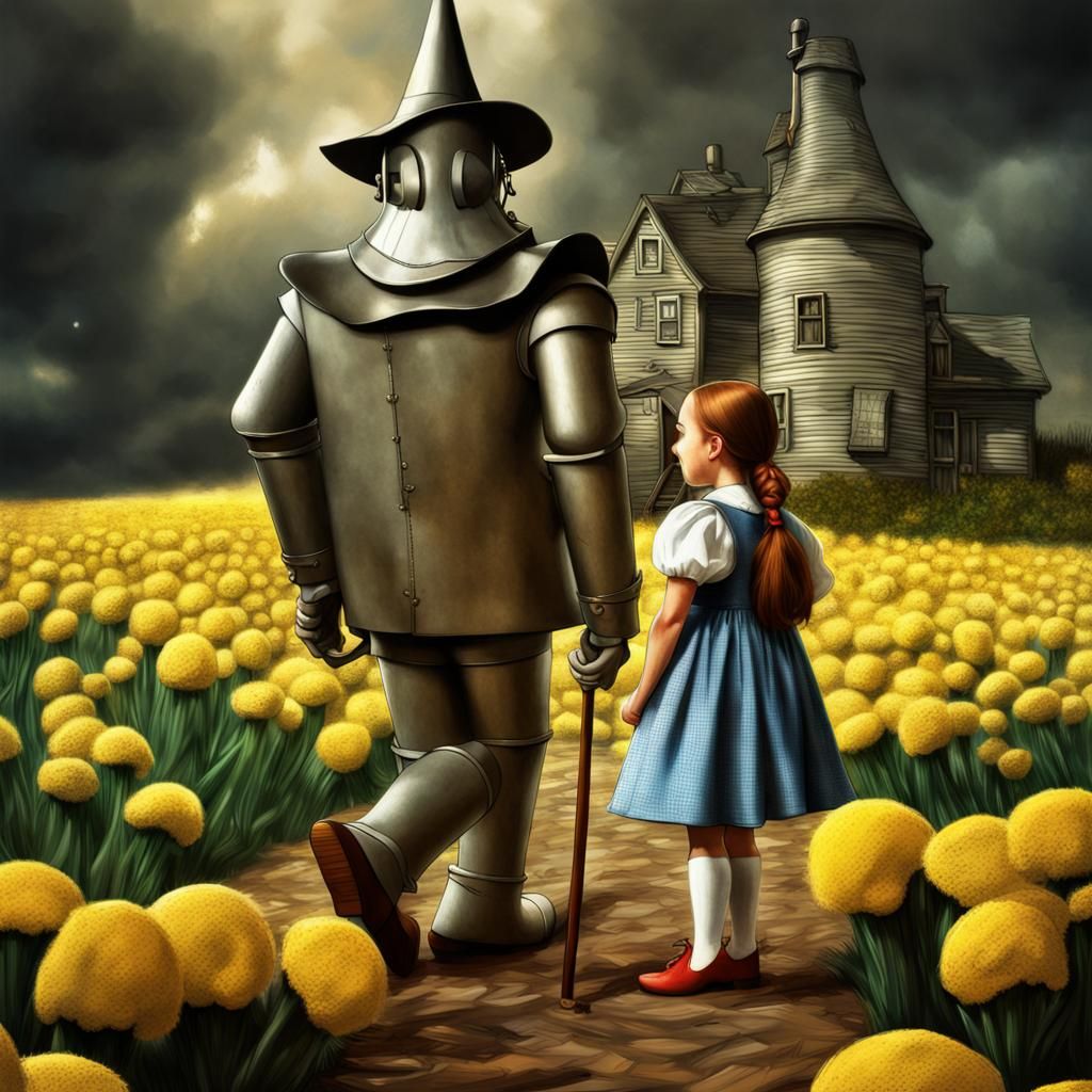 Wizard Of Oz, SpongeBob, painting by Goya intricate details, HDR ...