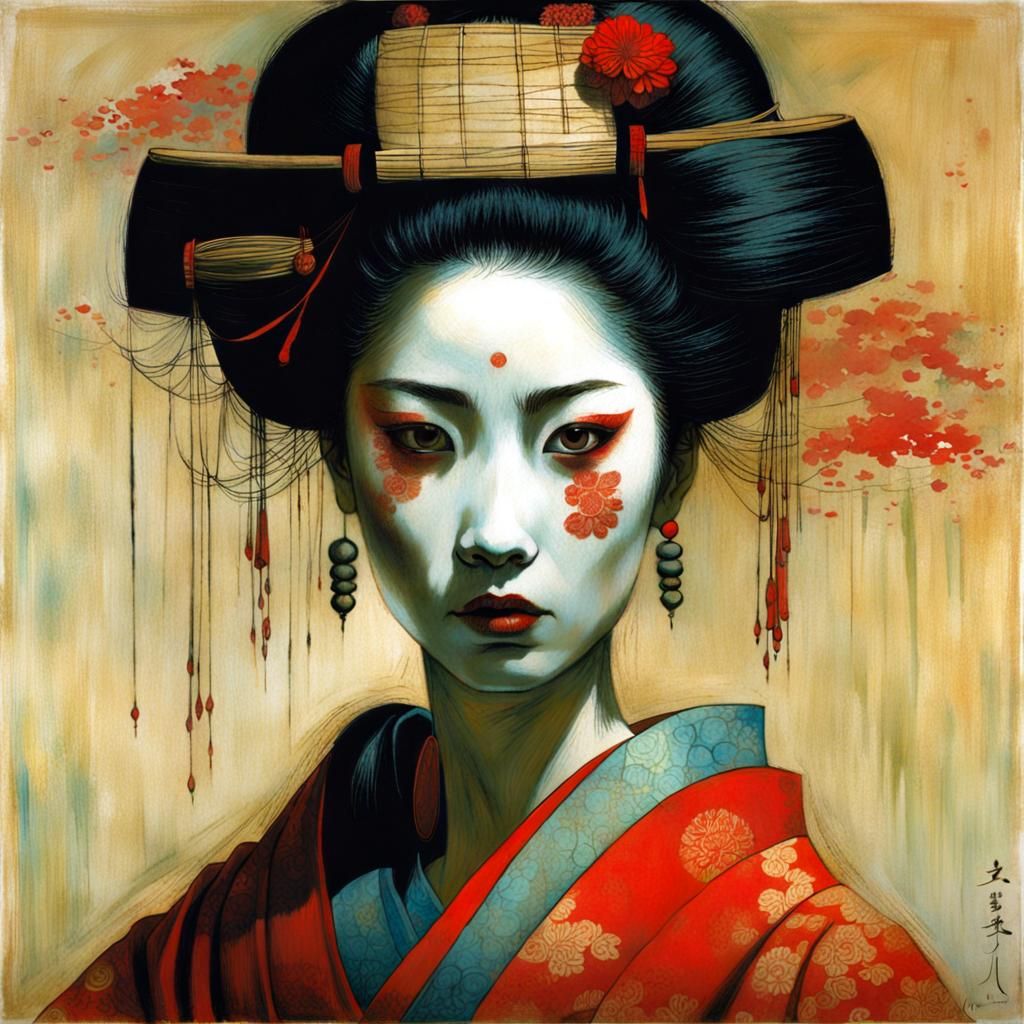 Playful Geisha