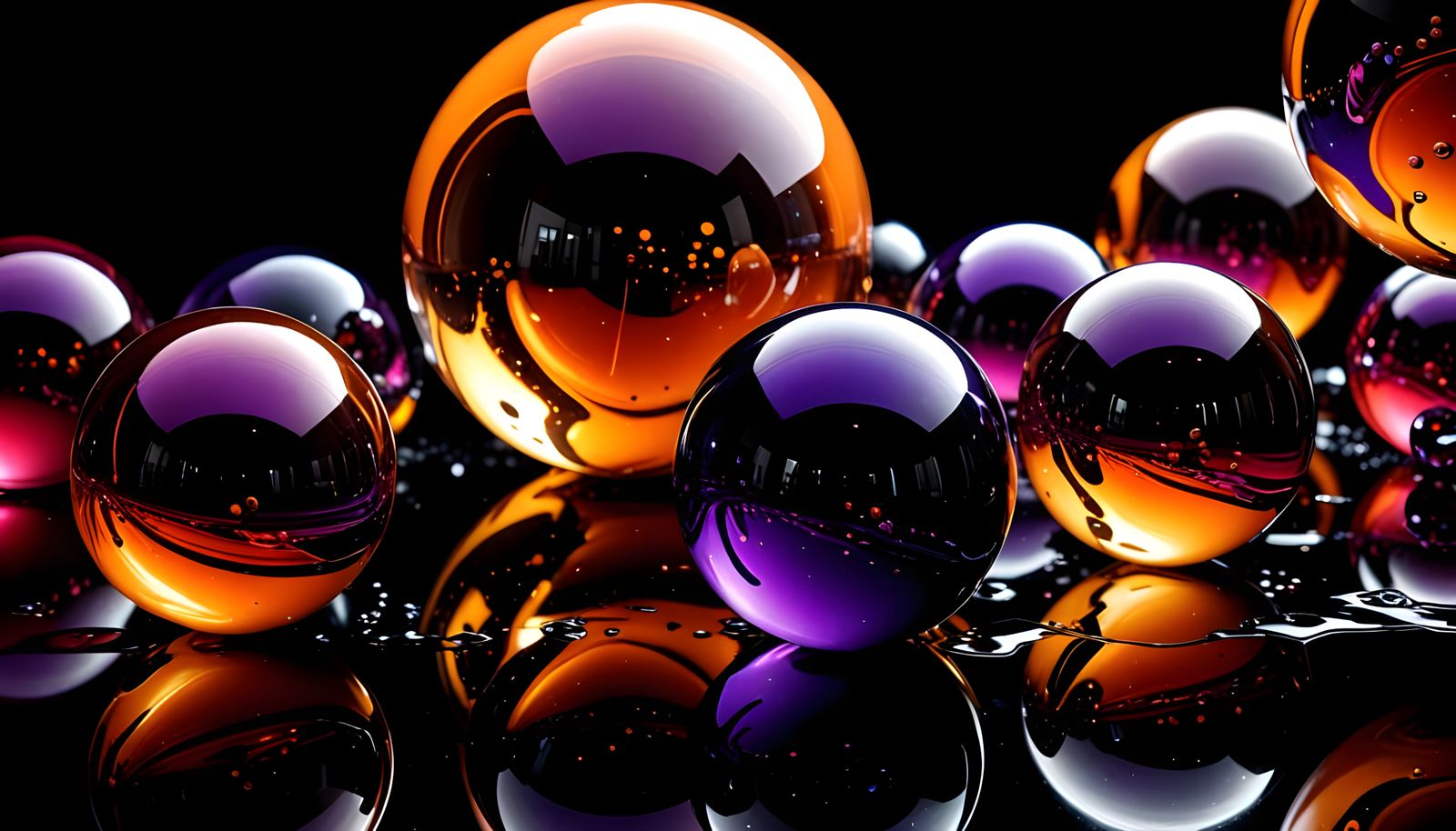 Purple & Orange    by @Ghexghe