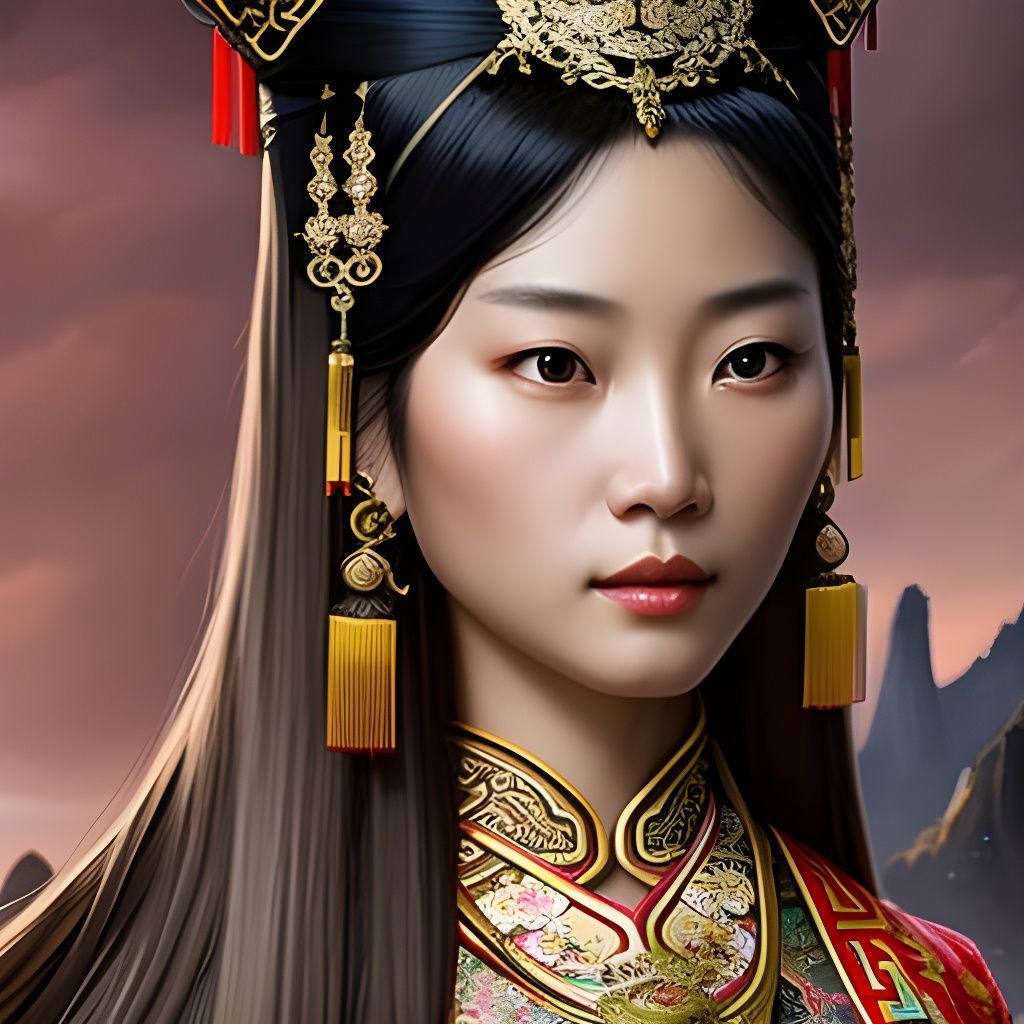 Beautiful Chinese Princess - AI Generated Artwork - NightCafe Creator