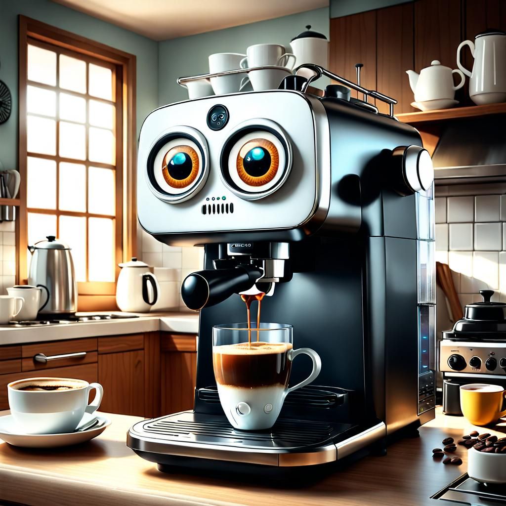 Coffee machine  by @Vochomurka