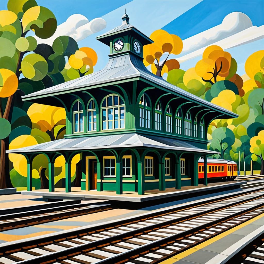 At The Train Station 01