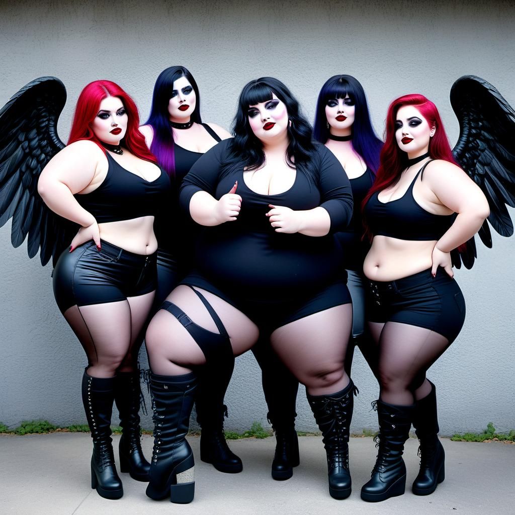 Goth angels 😇