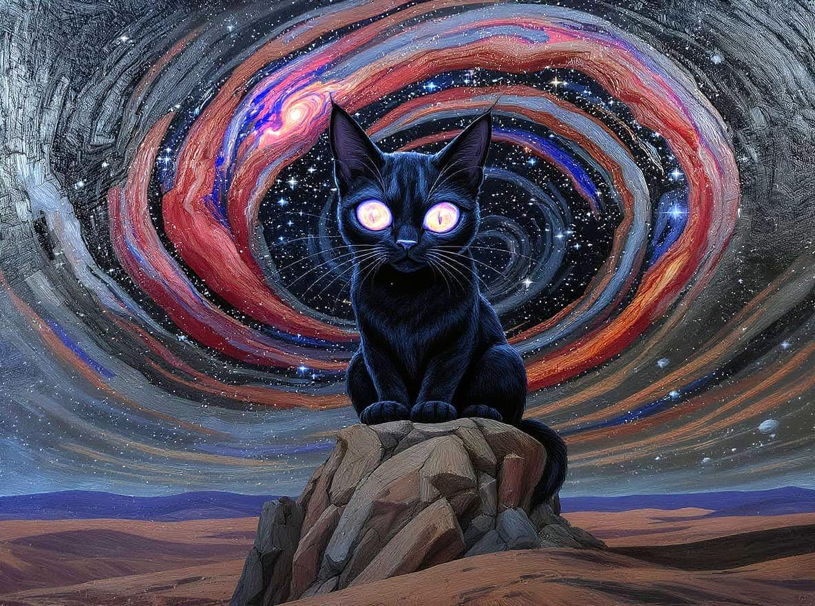 Mesmerizing cat's eyes 