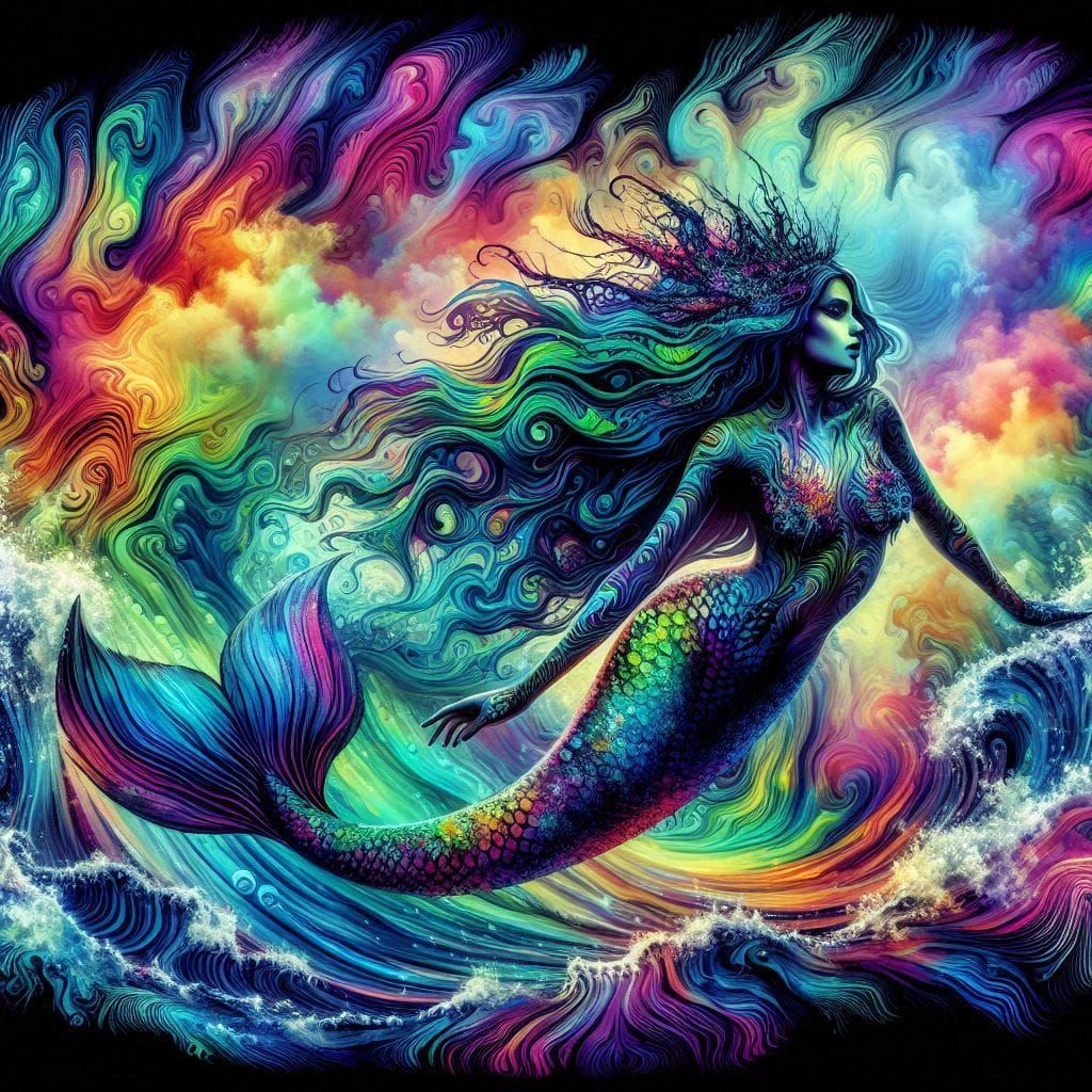 Mermaid Psychedelic IV