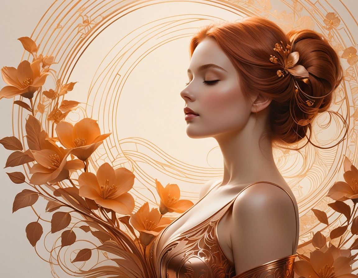 Dreamlike Serenity in Floral Harmony