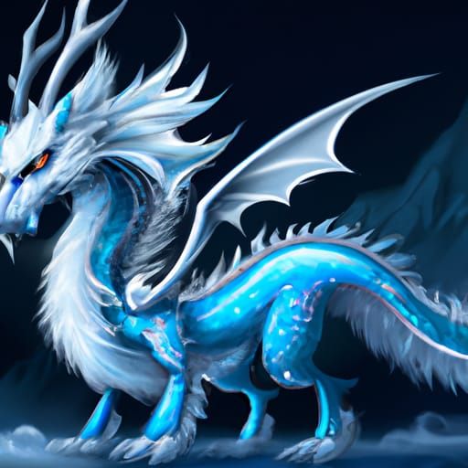 Crystal Dragon - AI Generated Artwork - NightCafe Creator