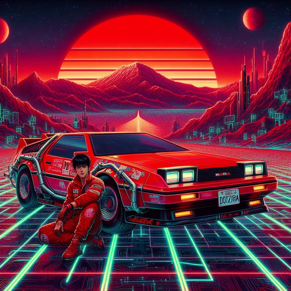 Hajime Sorayama retro 80s sci-fi futurism cyberpunk AKIRA. a...