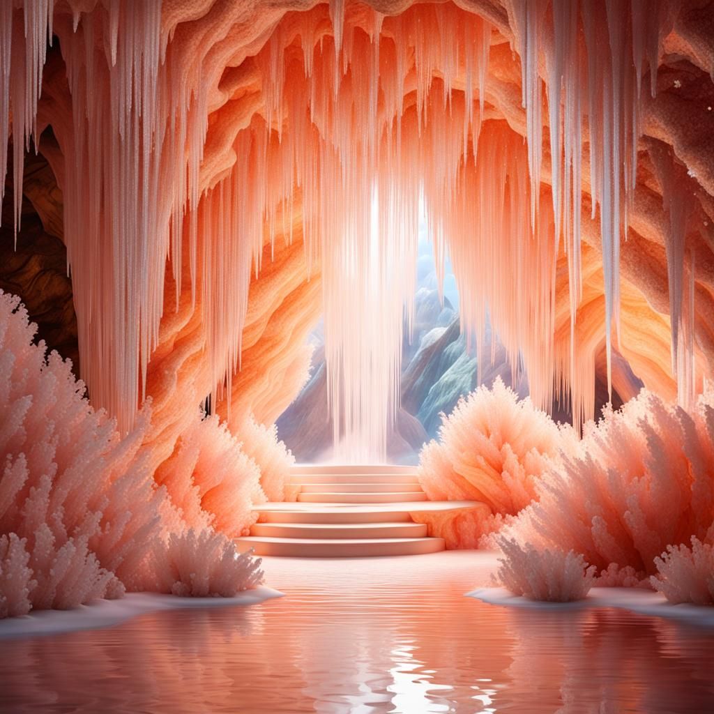 Fantasy Crystal Cave  by @cam views