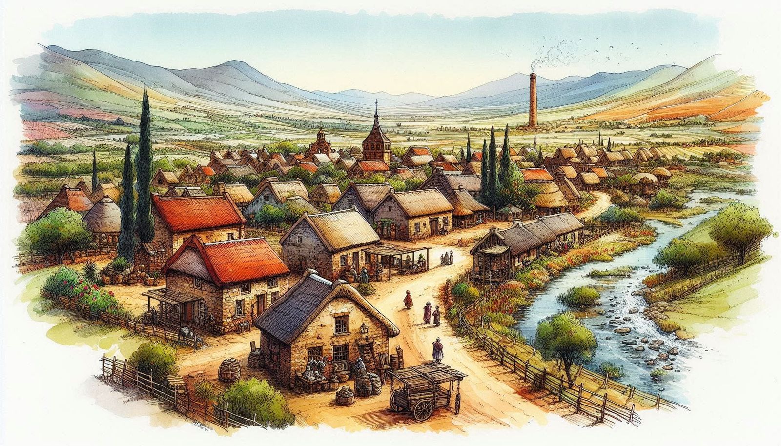 South African towns 🏚️🏠🛖⛪ 04