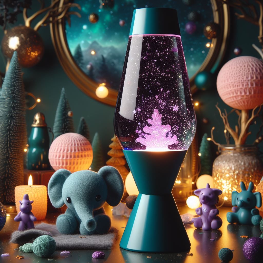 Elephant and lava lamp 1