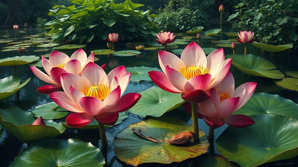 Lotus flowers