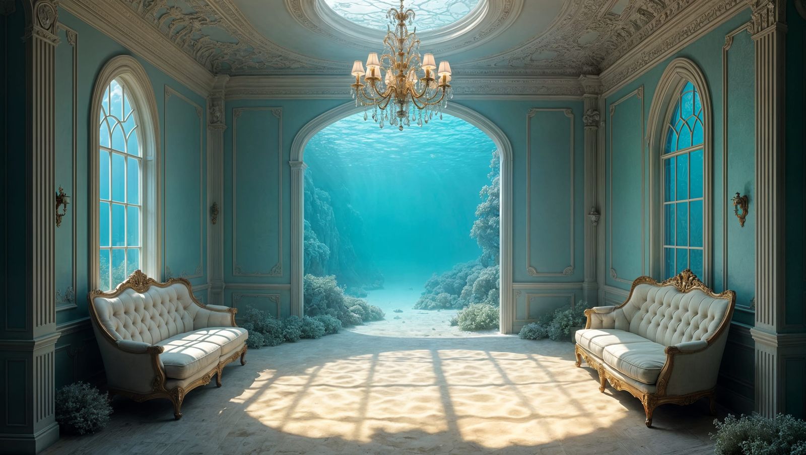 Sunshine in the water