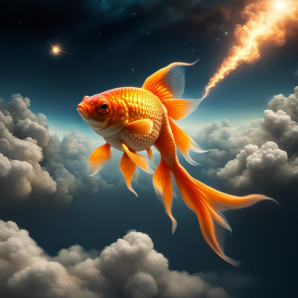Goldfish AI Generated Artwork NightCafe Creator