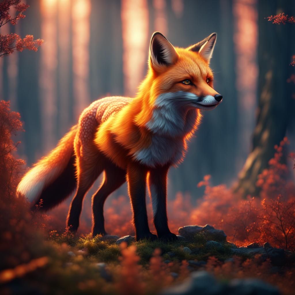 Fox Dreams - AI Generated Artwork - NightCafe Creator