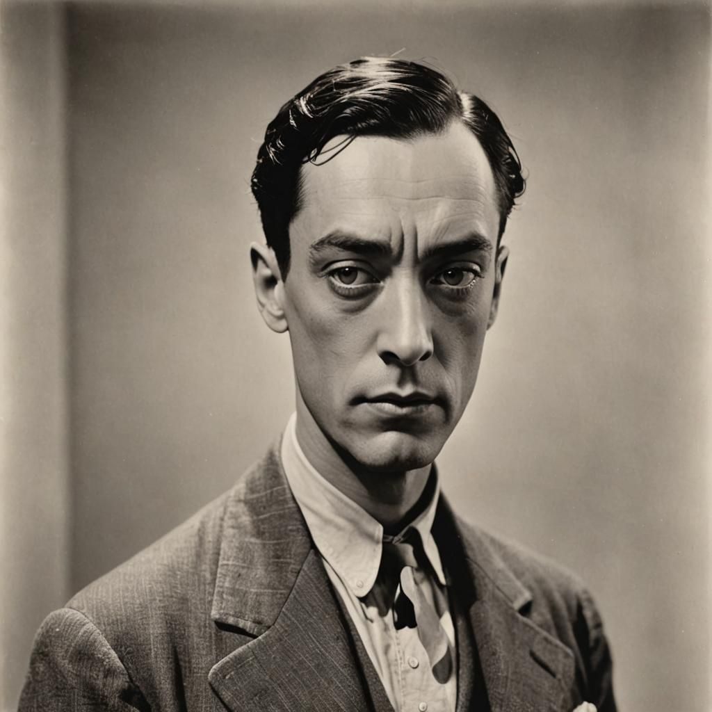 Buster Keaton II - AI Generated Artwork - NightCafe Creator