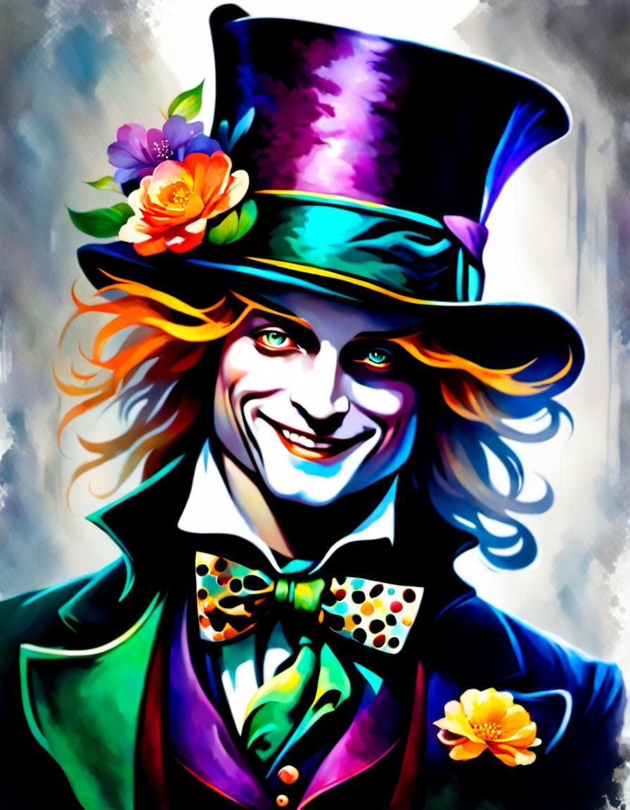 Hatter Grin - AI Generated Artwork - NightCafe Creator