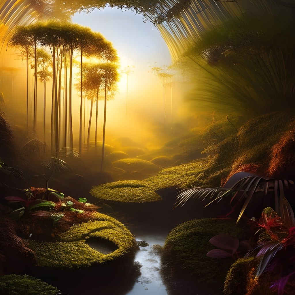 Under The Canopy AI Generated Artwork NightCafe Creator