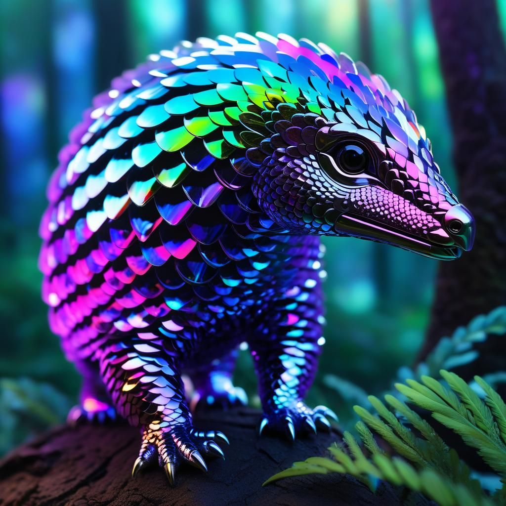Cute Pangolin  by @ZenAmoreNC