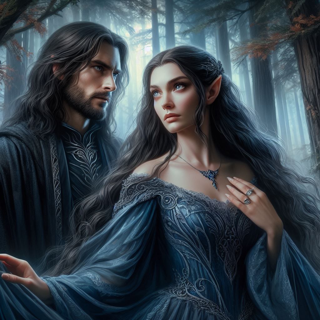 Beren and Lúthien - AI Generated Artwork - NightCafe Creator