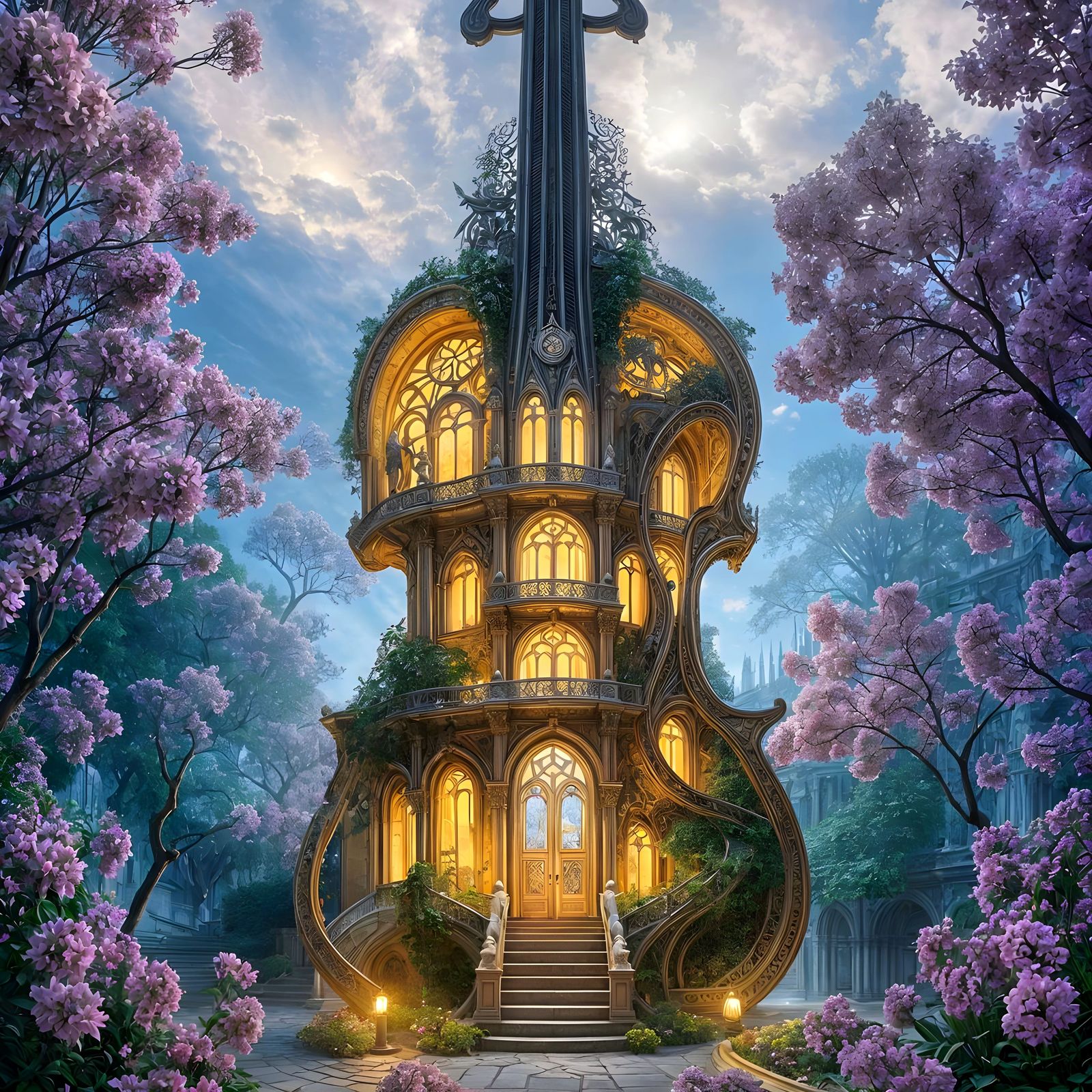 Violin mansion  by @Luan