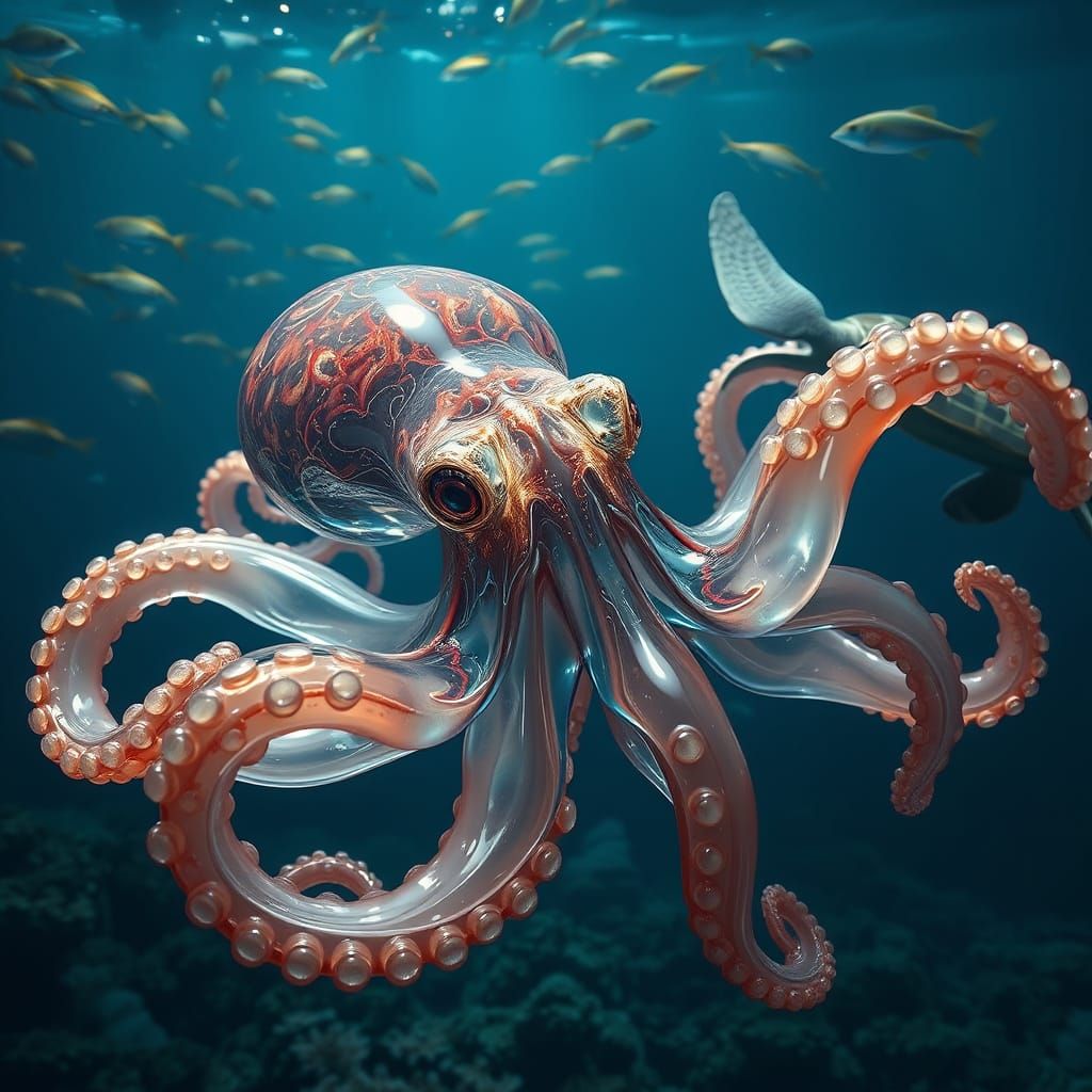 Beautiful Octopus  by @wheresthekarma