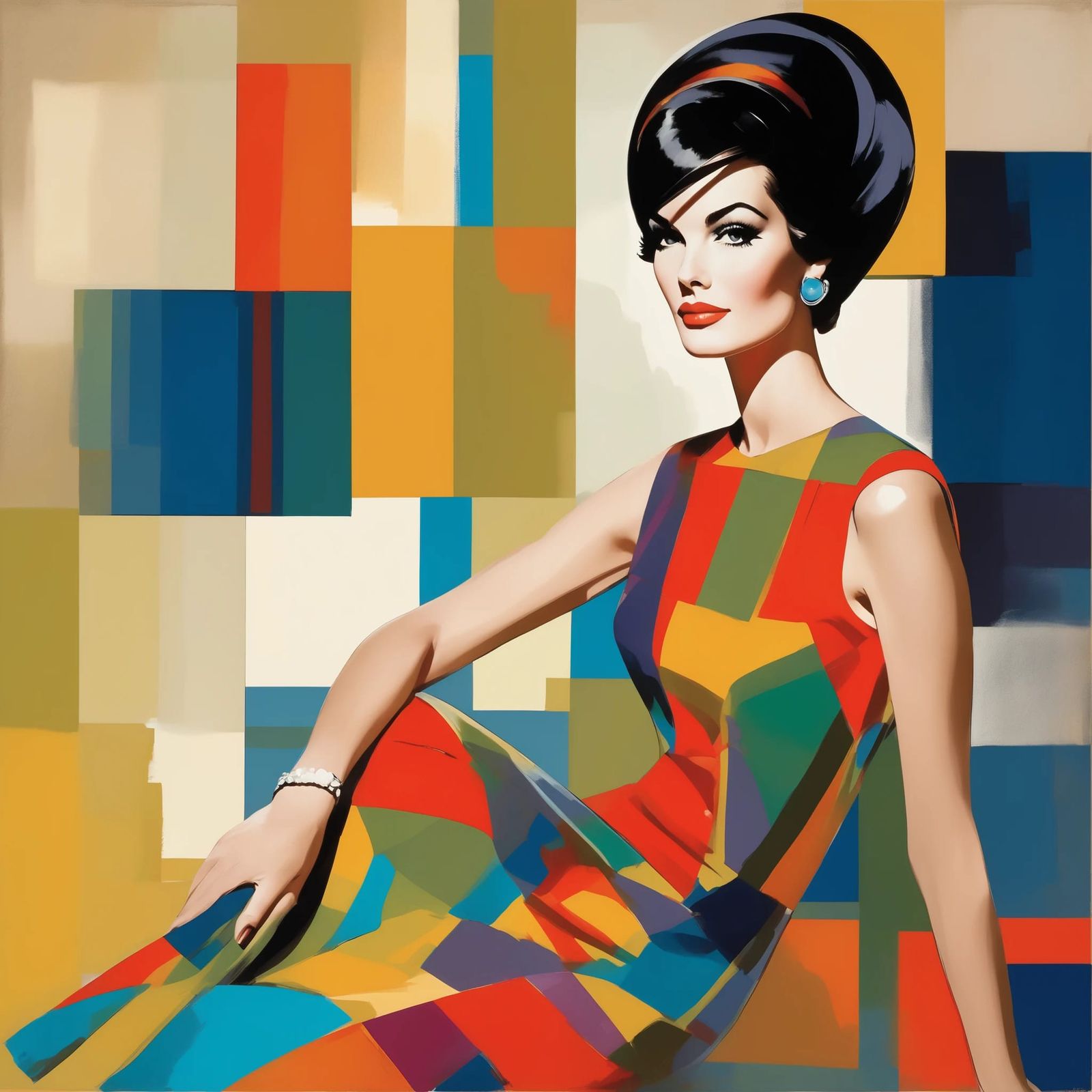 Mid Century Mod Block