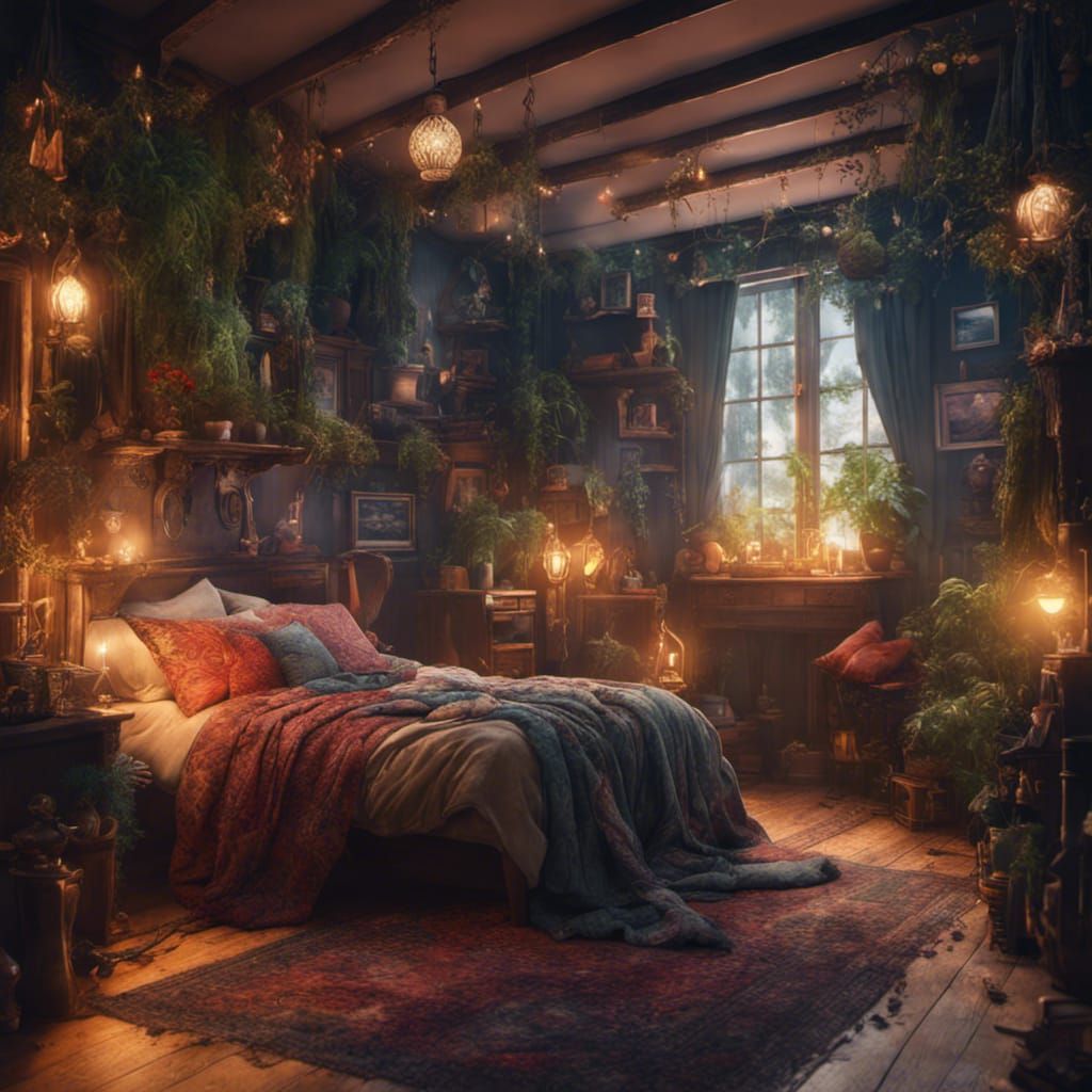 Cozy in the woods  by @Hobgoggin 