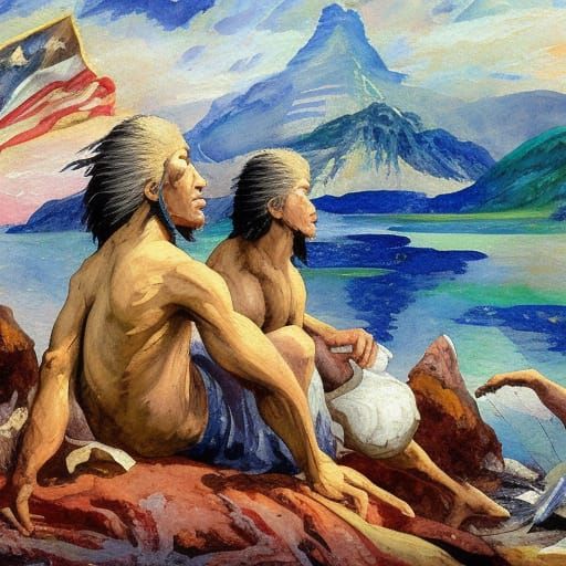 The humans who inhabited America twenty thousand years ago. ...