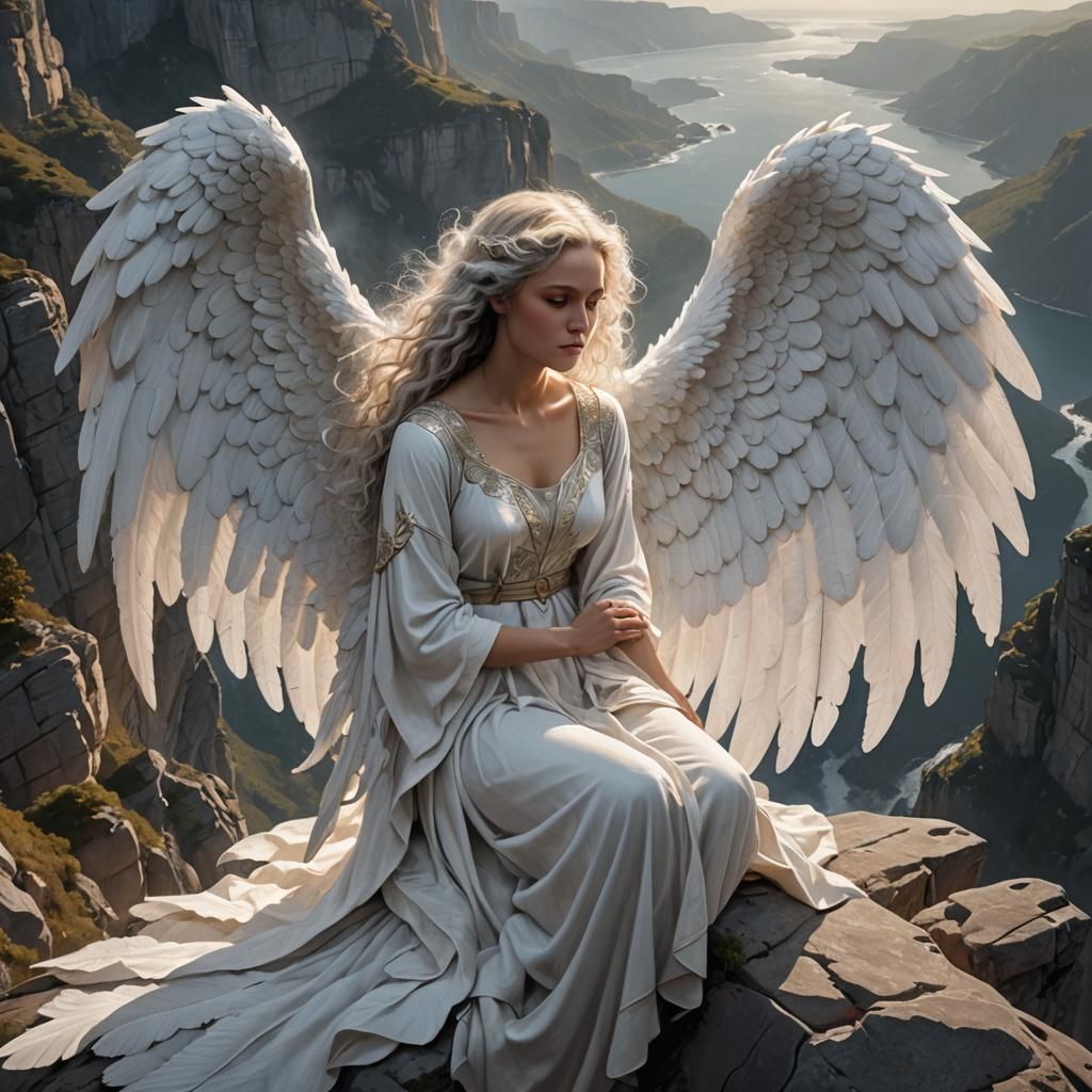Angelic woman