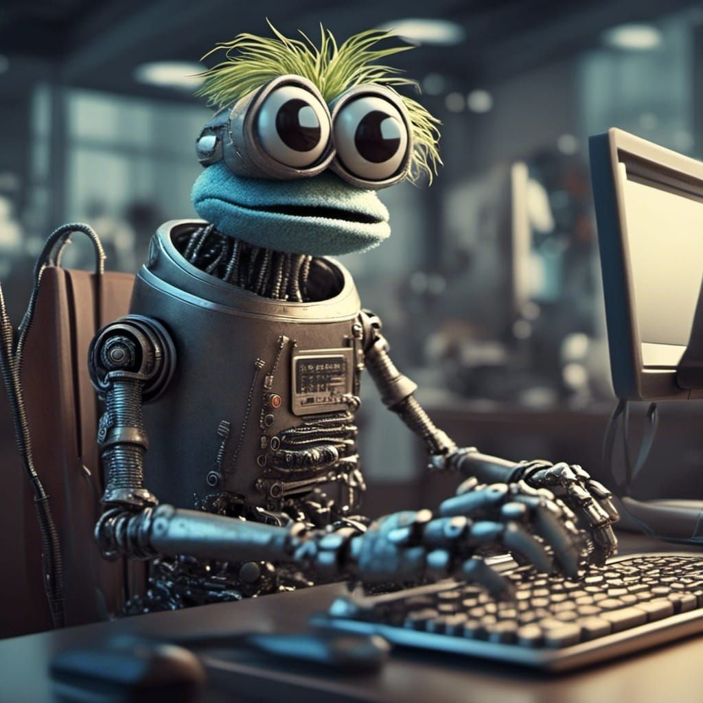 Robot at work
