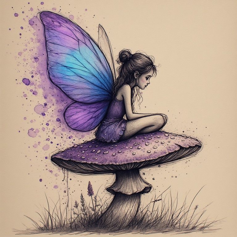 Lonely Purple Fairy
