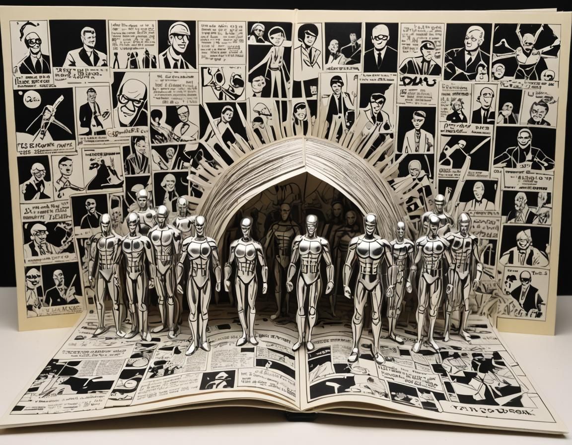Popup Book of a Comic Convention