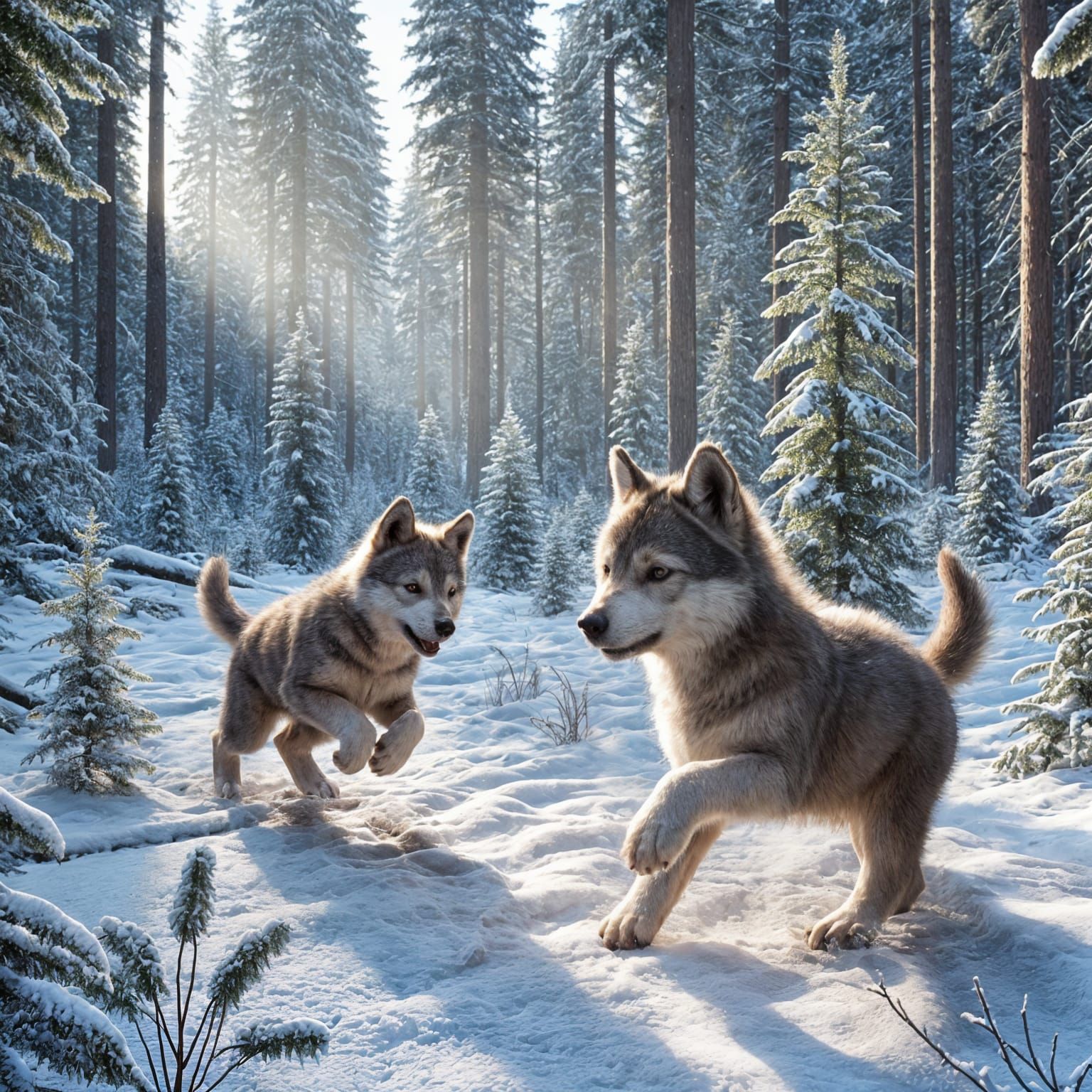 Fur bothers wrestling