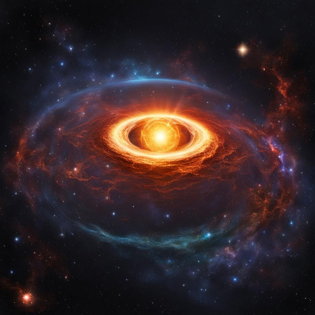 A planet witnessing a supernova