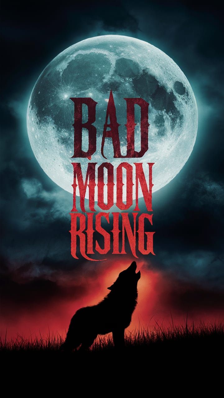 Bad Moon Rising, Movie Poster - AI Generated Artwork - NightCafe Creator