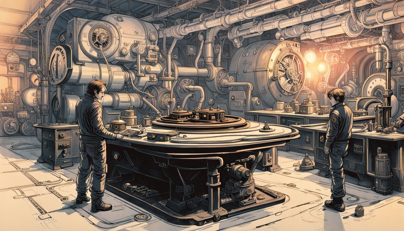 an inventor who specialises with oxygen and diving equipment is trying to make something great  by @symon