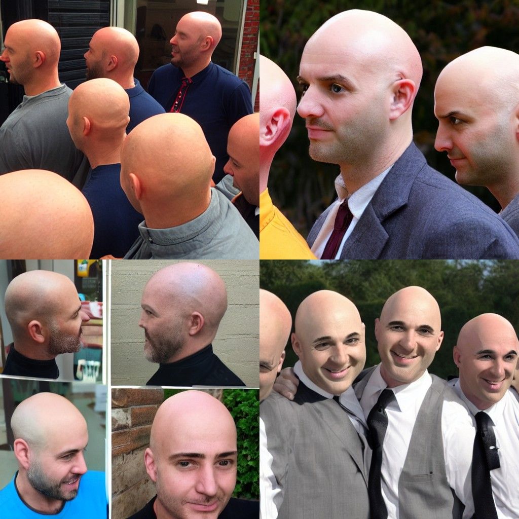 Bald man convention