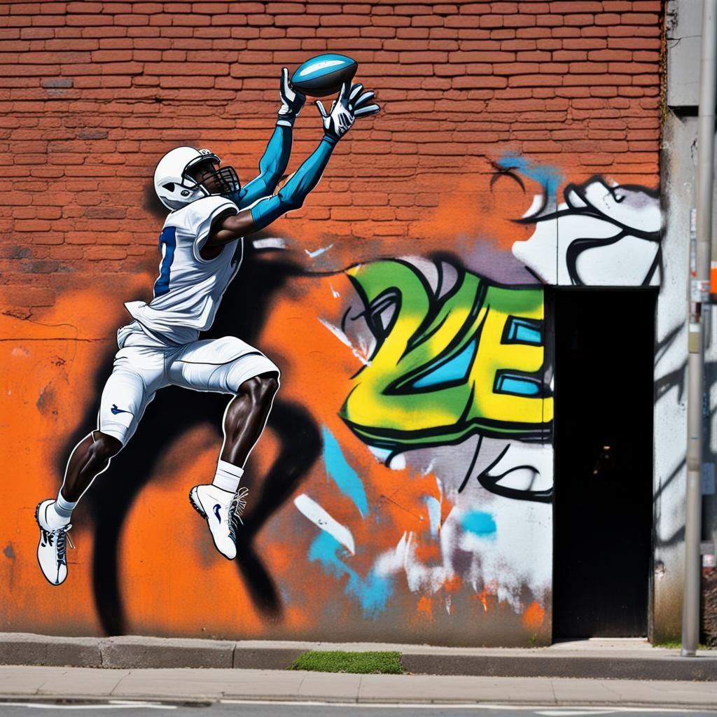 street art football - AI Generated Artwork - NightCafe Creator