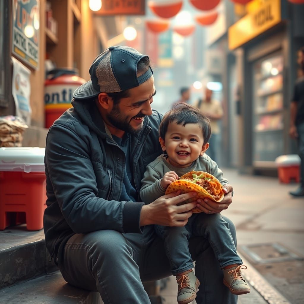 First Street Taco with Dad