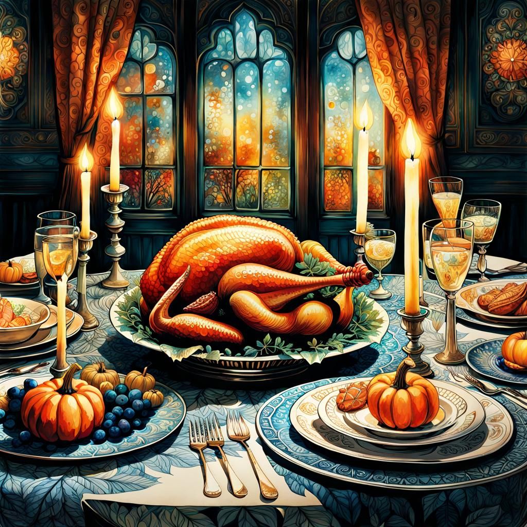 Thanksgiving - AI Generated Artwork - NightCafe Creator